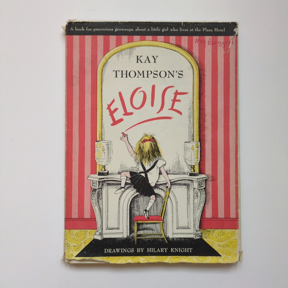Vintage 1955 Eloise Book - Kay Thompson - Hardcover w/ Jacket‎ 12th Printing
